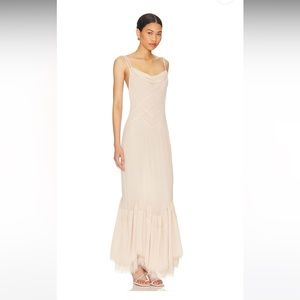 BRAND NEW with tags NBD ivory dress from revolve